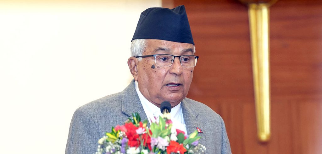 संविधान दिवसमा राष्ट्रपतिको सन्देश : सबैलाई एकजुट भई समृद्ध नेपाल निर्माणमा लाग्न आह्वान